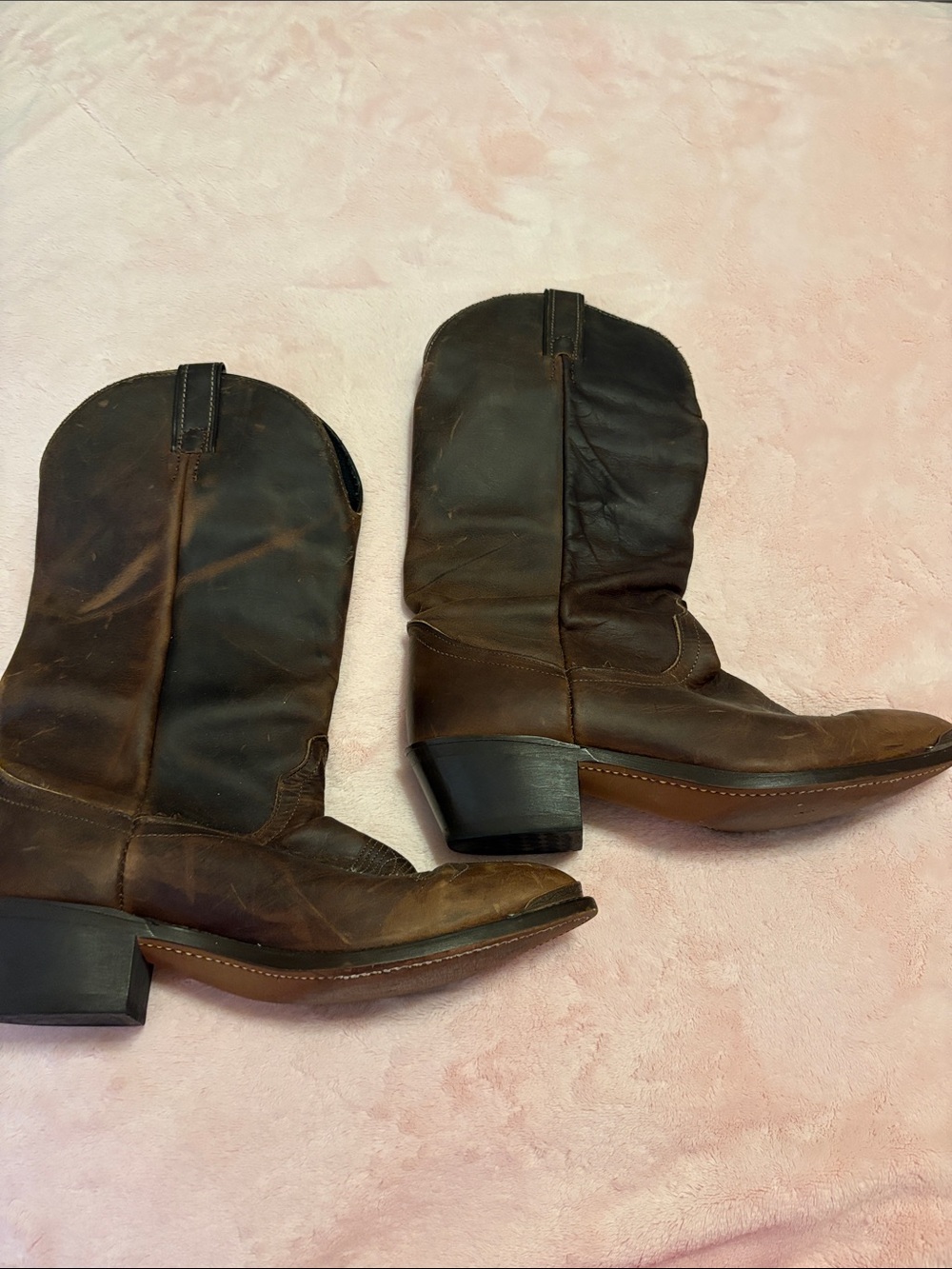Women’s Laredo Brown Leather Western Cowboy Boots